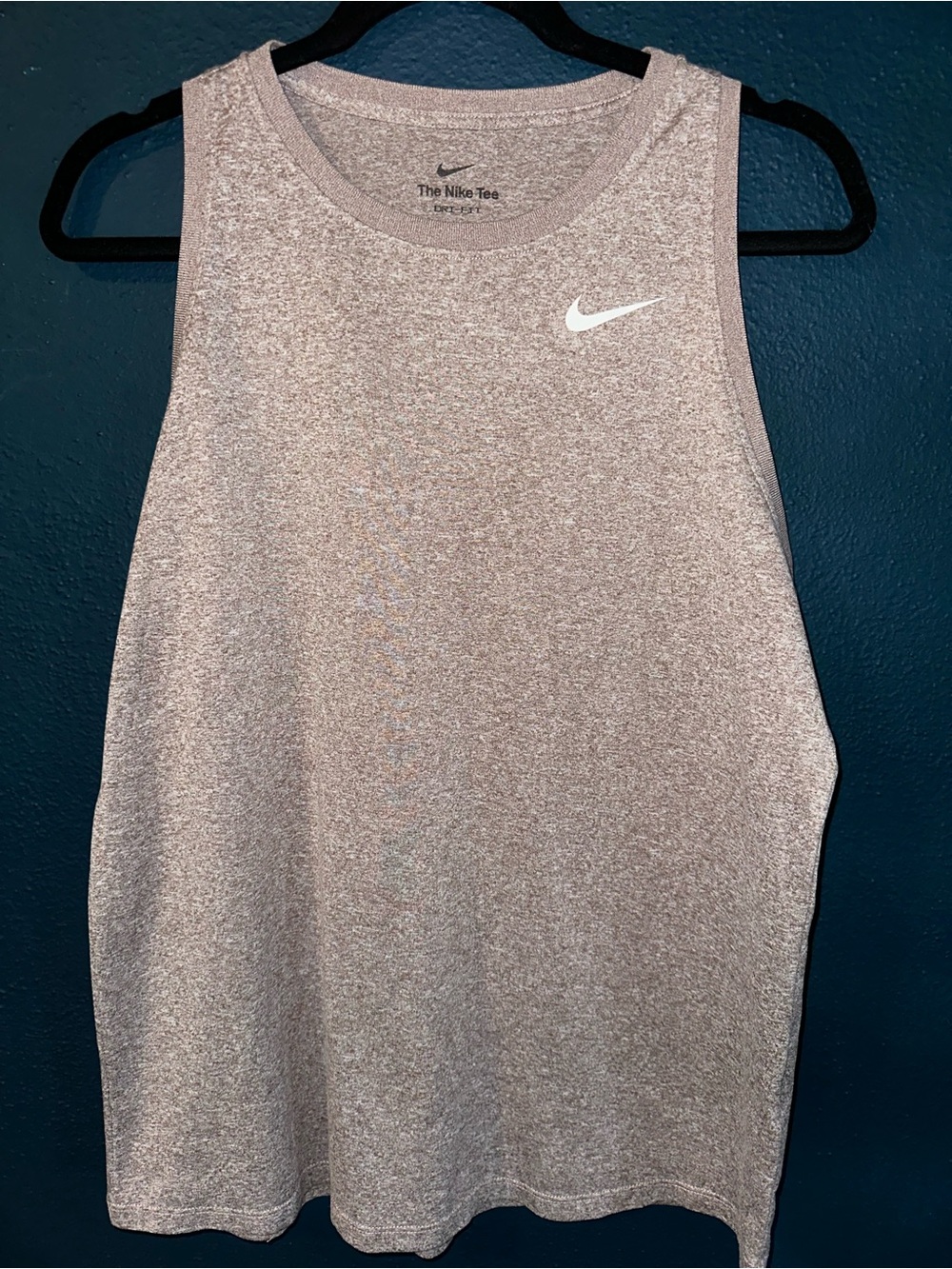 Nike dri-fit Women's brownish Heather Dri-FIT Tank Top- size large